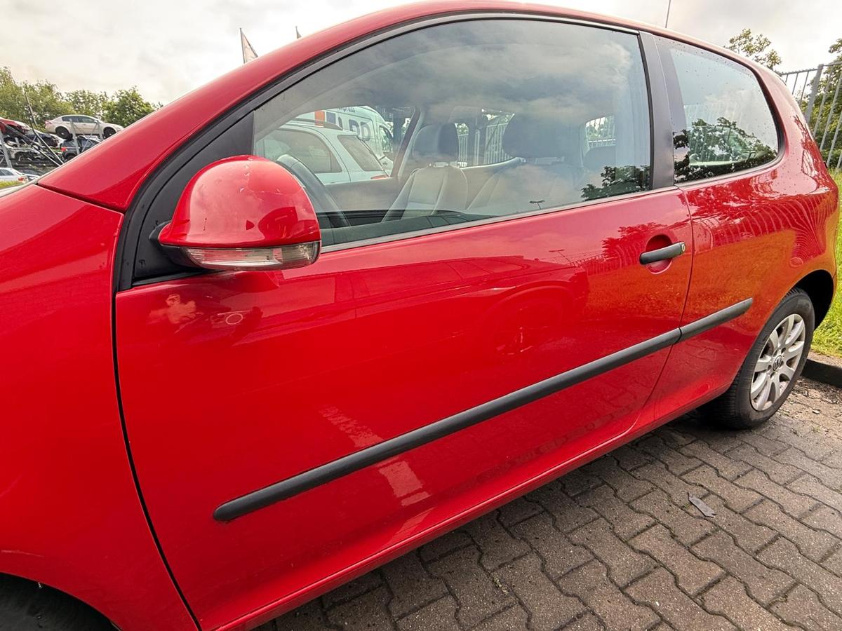 VW Golf V original Tür links LY3D Tornadorot 3-Türer Rohbau BJ04